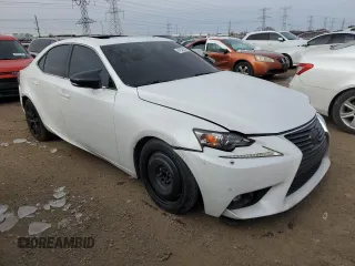 2015 Lexus IS 350 with VIN JTHCE1D24F5007057, listed as a Copart auction lot 41545335 with 73,871 mi miles and Salvage Title. Bid and sale history available at DreamBid. Image 4.