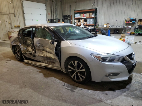 2017 Nissan Maxima SV with VIN 1N4AA6AP0HC432118, listed as a Copart auction lot 42631345 with 126,379 mi miles and Salvage Title. Bid and sale history available at carsss.com. Image 4.