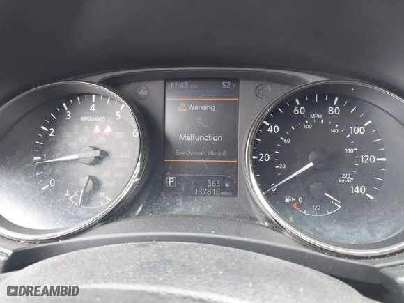 2018 Nissan Rogue S with VIN KNMAT2MTXJP600450, listed as a IAAI auction lot 41736000 with 137818 miles. Bid and sale history available at carsss.com. Image 7.