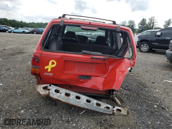 1997 Jeep Grand Cherokee Laredo with VIN 1J4GZ58S8VC601342, listed as a Copart auction lot 65360204 with 139,036 mi miles and Salvage Title. Bid and sale history available at carsss.com. Image 6.