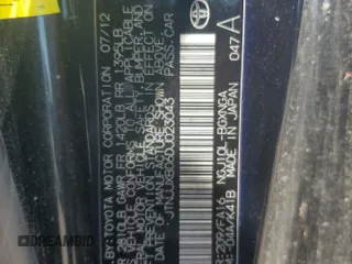 2013 Scion iQ с VIN JTNJJXB06DJ023043, выставлен на аукционе Copart как лот 53755555 с пробегом 121 078 миль миль и Чистый • Clean title. История ставок и продаж доступна на DreamBid. Изображение 12.