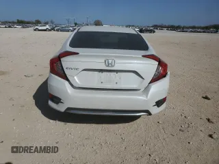 2019 Honda Civic LX with VIN 19XFC2F66KE032115, listed as a Copart auction lot 49278695 with 75,445 mi miles and Salvage Title. Bid and sale history available at DreamBid. Image 6.