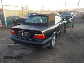 1995 BMW 3 Series 325iC with VIN WBABJ6328SJD38619, listed as a IAAI auction lot 41785146 with 93,742 mi miles. Bid and sale history available at carsss.com. Image 17.