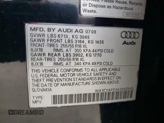 2010 Audi Q7 z VIN WA1CYAFE3AD000545, wystawiony jako Copart lot #53290525 z przebiegiem 167 147 mil mil oraz Czysty tytuł • Clean title. Historia ofert i sprzedaży dostępna na DreamBid. Obrazek 13.