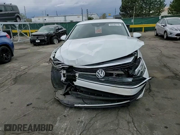 2024 Volkswagen Jetta S with VIN 3VW5M7BU2RM068794, listed as a Copart auction lot 55242115 with 16,952 mi miles and Salvage title. Bid and sale history available at DreamBid. Image 13.