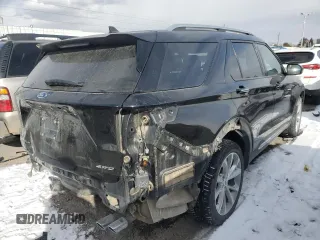 2021 Ford Explorer Platinum with VIN 1FM5K8HC0MGB44170, listed as a Copart auction lot 41874885 with 58,730 mi miles and Salvage Title. Bid and sale history available at carsss.com. Image 3.
