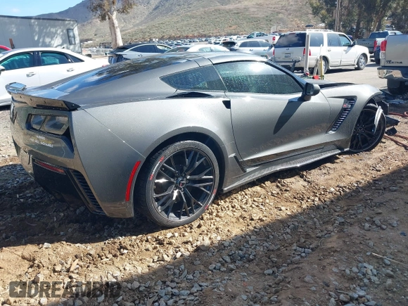 2016 Chevrolet Corvette Z06 1LZ with VIN 1G1YN2D6XG5606247, listed as a IAAI auction lot 41685364 with 23,742 mi miles. Bid and sale history available at carsss.com. Image 4.