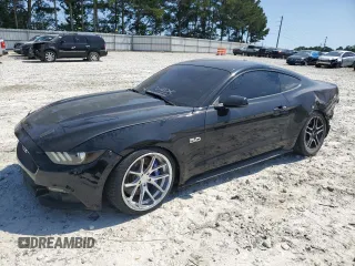 2015 Ford Mustang GT with VIN 1FA6P8CF2F5301424, listed as a Copart auction lot 57391475 with 77,938 mi miles and Salvage title. Bid and sale history available at DreamBid. Image 1.