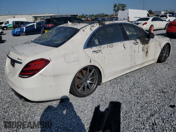 2018 Mercedes-Benz S 560 with VIN WDDUG8GB3JA406262, listed as a Copart auction lot 50542265 with Not Provided miles and Salvage Title. Bid and sale history available at carsss.com. Image 3.