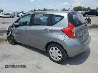 2015 Nissan Note S with VIN 3N1CE2CP1FL412784, listed as a Copart auction lot 57914145 with 89,448 mi miles and Salvage title. Bid and sale history available at DreamBid. Image 2.