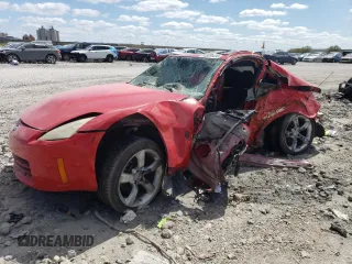 2008 Nissan 350Z Touring with VIN JN1BZ34D18M702459, listed as a Copart auction lot 48899455 with Not provided miles and Salvage title. Bid and sale history available at DreamBid. Image 1.