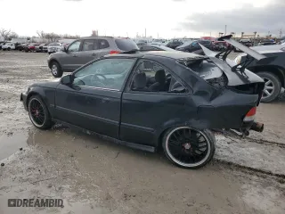 1996 Honda Civic EX with VIN 1HGEJ8149TL000909, listed as a Copart auction lot 86642394 with 178,900 mi miles and Salvage Title. Bid and sale history available at carsss.com. Image 2.