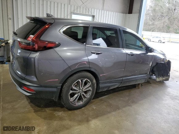 2020 Honda CR-V EX with VIN 5J6RW1H54LL000527, listed as a Copart auction lot 88129725 with 32,154 mi miles and Salvage Title. Bid and sale history available at carsss.com. Image 3.