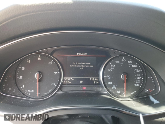 2019 Audi A6 Premium with VIN WAUD8AF29KN128023, listed as a Copart auction lot 53228935 with 53,577 mi miles and Salvage title. Bid and sale history available at DreamBid. Image 9.