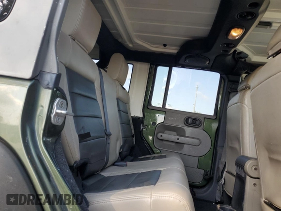 2008 Jeep Wrangler Unlimited Sahara with VIN 1J4GA59198L566019, listed as a Copart auction lot 53975965 with 184,612 mi miles and Salvage Title. Bid and sale history available at carsss.com. Image 11.
