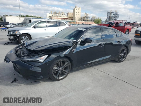 2024 Acura Integra Technology z VIN 19UDE4H6XRA015424, wystawiony jako Copart lot #52993705 z przebiegiem Nie podano mil oraz Szkoda całkowita • Salvage title. Historia ofert i sprzedaży dostępna na DreamBid. Obrazek 1.