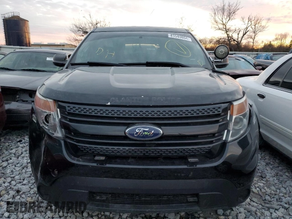 2015 Ford Utility Police Interceptor with VIN 1FM5K8AR3FGA21223, listed as a Copart auction lot 83549804 with 100,974 mi miles and Salvage Title. Bid and sale history available at carsss.com. Image 5.