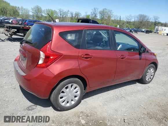 2016 Nissan Note S with VIN 3N1CE2CP2GL405263, listed as a Copart auction lot 54621595 with 138,009 mi miles and Clean title. Bid and sale history available at DreamBid. Image 3.