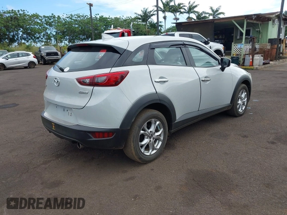 2017 Mazda CX-3 Sport with VIN JM1DKDB73H0148359, listed as a IAAI auction lot 41233120 with 76,416 mi miles. Bid and sale history available at carsss.com. Image 4.