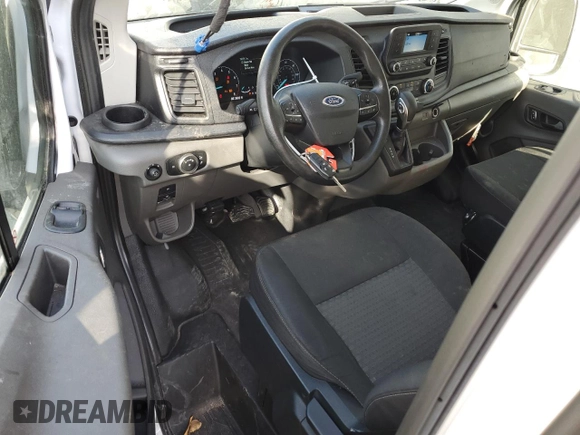 2022 Ford Transit Cargo with VIN 1FTBR1Y81NKA47225, listed as a Copart auction lot 77208734 with 16,658 mi miles and Clean Title. Bid and sale history available at DreamBid. Image 8.