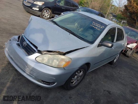 2005 Toyota Corolla CE with VIN 1NXBR32E85Z422330, listed as a IAAI auction lot 41931421 with 299,999 mi miles and . Bid and sale history available at DreamBid. Image 2.