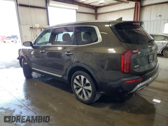 2022 Kia Telluride S with VIN 5XYP6DHC2NG285465, listed as a Copart auction lot 55396215 with 36,548 mi miles and Salvage title. Bid and sale history available at DreamBid. Image 2.