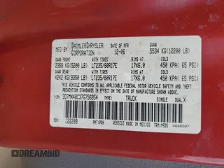 2007 Dodge Ram 3500 SLT with VIN 3D7MX48C37G756954, listed as a Copart auction lot 75063344 with 293,538 mi miles and Salvage Title. Bid and sale history available at carsss.com. Image 12.