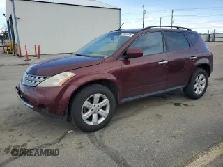2007 Nissan Murano S with VIN JN8AZ08W27W636286, listed as a Copart auction lot 50974875 with 201,807 mi miles and Salvage Title. Bid and sale history available at carsss.com. Image 1.