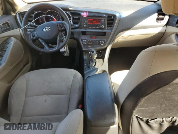2012 Kia Optima LX with VIN 5XXGM4A73CG053476, listed as a Copart auction lot 53547885 with 233,948 mi miles and Salvage Title. Bid and sale history available at carsss.com. Image 8.