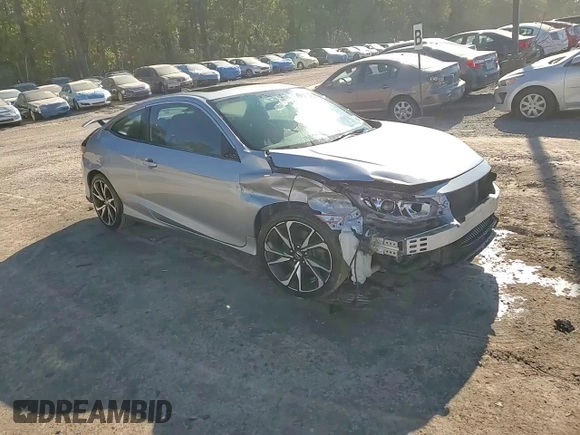 2018 Honda Civic Si Coupe with VIN 2HGFC3A50JH753815, listed as a Copart auction lot 74339004 with 73,694 mi miles and Salvage Title. Bid and sale history available at carsss.com. Image 14.