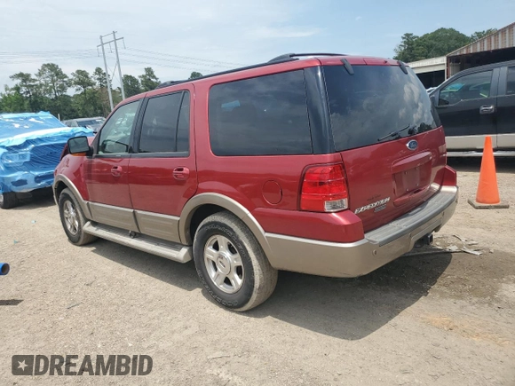 2004 Ford Expedition Eddie Bauer z VIN 1FMPU17LX4LB23782, wystawiony jako Copart lot #58600625 z przebiegiem 153 982 mil mil oraz Szkoda całkowita • Salvage title. Historia ofert i sprzedaży dostępna na DreamBid. Obrazek 2.