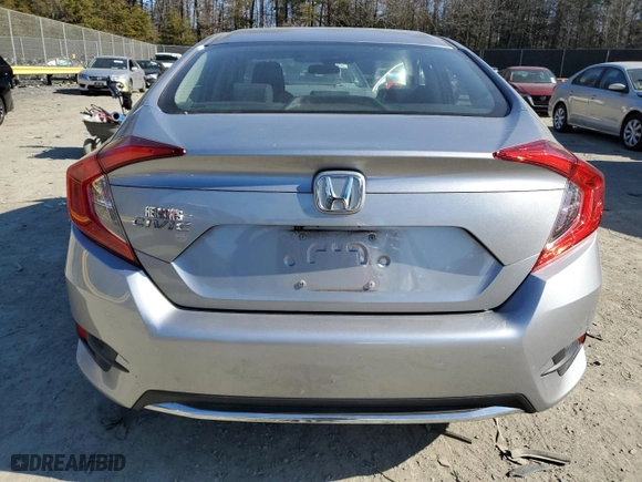 2019 Honda Civic Sedan LX with VIN 2HGFC2F6XKH512728, listed as a Copart auction lot 45934705 with 143,994 mi miles and Salvage Title. Bid and sale history available at carsss.com. Image 6.