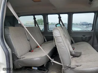 2008 Chevrolet Express Passenger with VIN 1GAHG35K581187695, listed as a Copart auction lot 66586304 with 0 mi miles and Salvage Title. Bid and sale history available at carsss.com. Image 12.