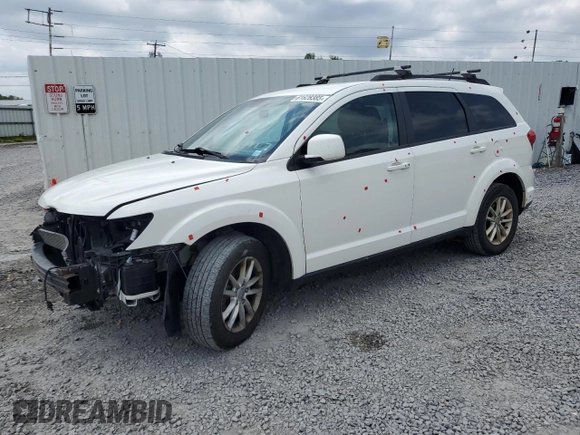 2017 Dodge Journey SXT with VIN 3C4PDDBG0HT542623, listed as a Copart auction lot 61628385 with 130,285 mi miles and Salvage title. Bid and sale history available at DreamBid. Image 1.