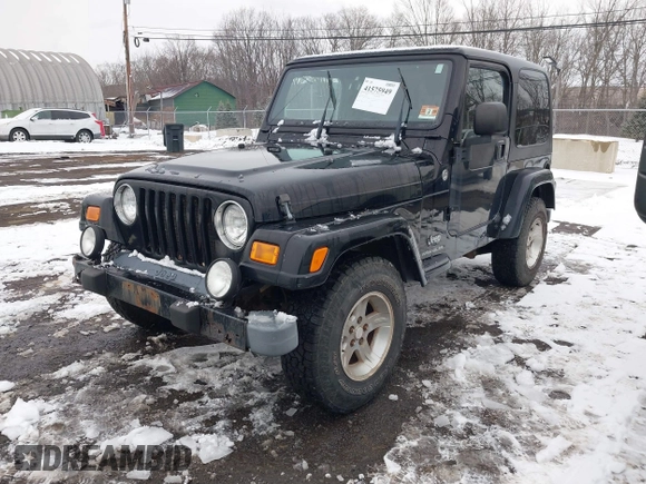 2005 Jeep Wrangler X with VIN 1J4FA39S55P353131, listed as a IAAI auction lot 41575949 with 154,026 mi miles and . Bid and sale history available at DreamBid. Image 2.