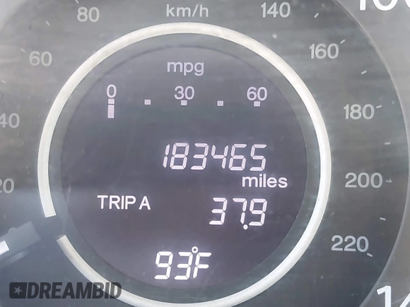 2013 Honda CR-V LX with VIN 5J6RM3H39DL021827, listed as a IAAI auction lot 42030806 with 183,465 mi miles and . Bid and sale history available at DreamBid. Image 16.
