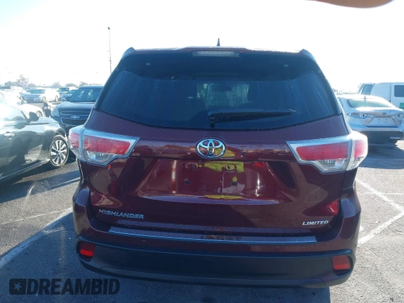 2015 Toyota Highlander Limited z VIN 5TDYKRFH7FS046977, wystawiony jako IAAI lot #41745799 z przebiegiem 100 336 mil mil oraz . Historia ofert i sprzedaży dostępna na DreamBid. Obrazek 16.
