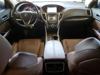 2018 Acura TLX Technology with VIN 19UUB3F52JA001454, listed as a Copart auction lot 60721805 with 87,447 mi miles and Salvage title. Bid and sale history available at DreamBid. Image 8.