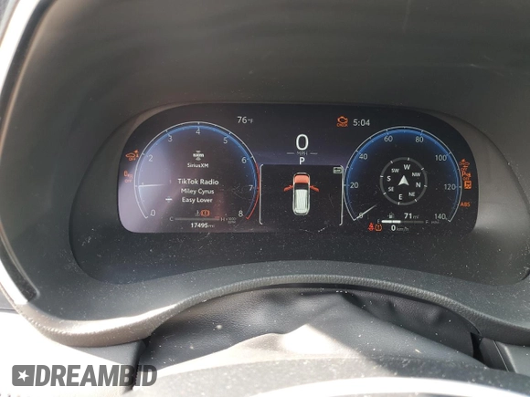 2023 Toyota Highlander L with VIN 5TDKDRBH8PS038426, listed as a Copart auction lot 59419565 with 17,495 mi miles and Salvage title. Bid and sale history available at DreamBid. Image 9.