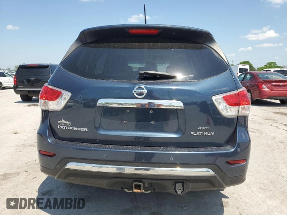 2014 Nissan Pathfinder S with VIN 5N1AR2MM9EC603825, listed as a Copart auction lot 54376525 with 229,783 mi miles and Salvage title. Bid and sale history available at DreamBid. Image 6.