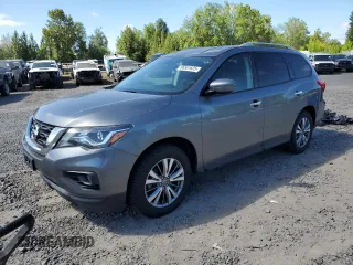 2018 Nissan Pathfinder SV with VIN 5N1DR2MMXJC629843, listed as a Copart auction lot 66561625 with 118,257 mi miles and Clean title. Bid and sale history available at DreamBid. Image 1.