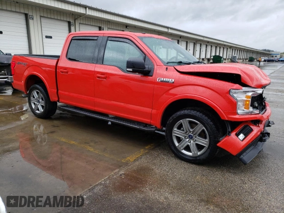 2018 Ford F-150 XL with VIN 1FTEW1EP5JKF52051, listed as a Copart auction lot 50352514 with 57,032 mi miles and Clean Title. Bid and sale history available at carsss.com. Image 4.