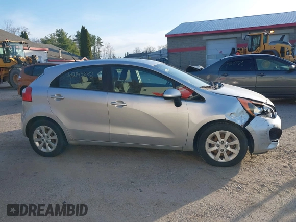 2013 Kia Rio LX with VIN KNADM5A32D6168492, listed as a IAAI auction lot 42144898 with 127,228 mi miles. Bid and sale history available at carsss.com. Image 14.