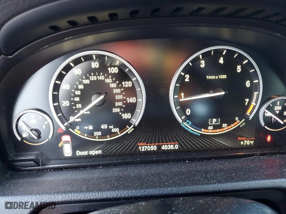 2016 BMW 5 Series Gran Turismo 535i with VIN WBA5M2C5XGG498901, listed as a Copart auction lot 72456294 with 127,050 mi miles and Salvage Title. Bid and sale history available at carsss.com. Image 9.