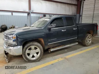 2017 Chevrolet Silverado 1500 LTZ with VIN 1GCVKSEC4HZ390705, listed as a Copart auction lot 68394034 with 216,241 mi miles and Salvage Title. Bid and sale history available at carsss.com. Image 1.