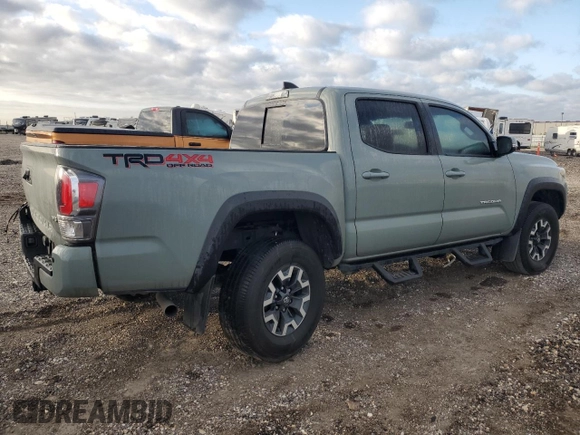 2023 Toyota Tacoma 4WD SR with VIN 3TMCZ5AN0PM625550, listed as a Copart auction lot 48675375 with 52,678 mi miles and Salvage Title. Bid and sale history available at carsss.com. Image 3.