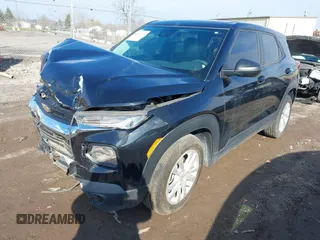 2023 Chevrolet TrailBlazer LS with VIN KL79MNSL1PB048425, listed as a IAAI auction lot 42023129 with 18,707 mi miles and . Bid and sale history available at DreamBid. Image 2.