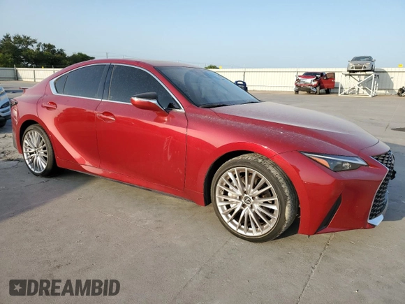 2022 Lexus IS with VIN JTHDA1D2XN5118632, listed as a Copart auction lot 63076184 with 24,948 mi miles and Clean Title. Bid and sale history available at carsss.com. Image 4.