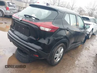 2021 Nissan Kicks S with VIN 3N1CP5BV5ML538302, listed as a IAAI auction lot 41574344 with 38,253 mi miles. Bid and sale history available at carsss.com. Image 4.