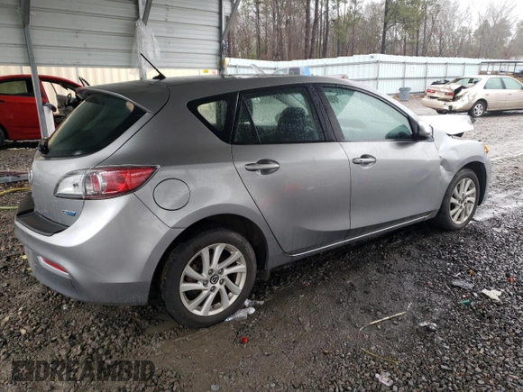 2013 Mazda 3 i Touring with VIN JM1BL1LP1D1831439, listed as a Copart auction lot 48286985 with 107,304 mi miles and Salvage Title. Bid and sale history available at carsss.com. Image 3.